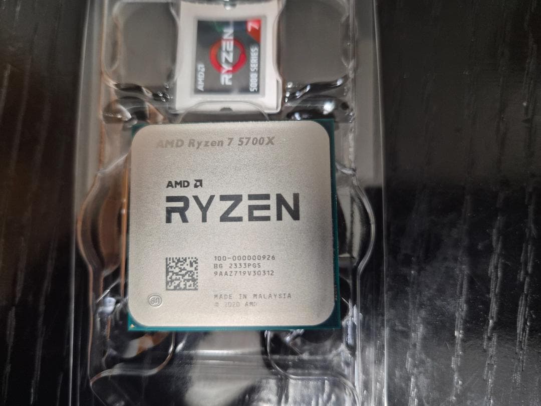 CPU RYZEN7 5700X & TUF-GAMING B550M-PLUS