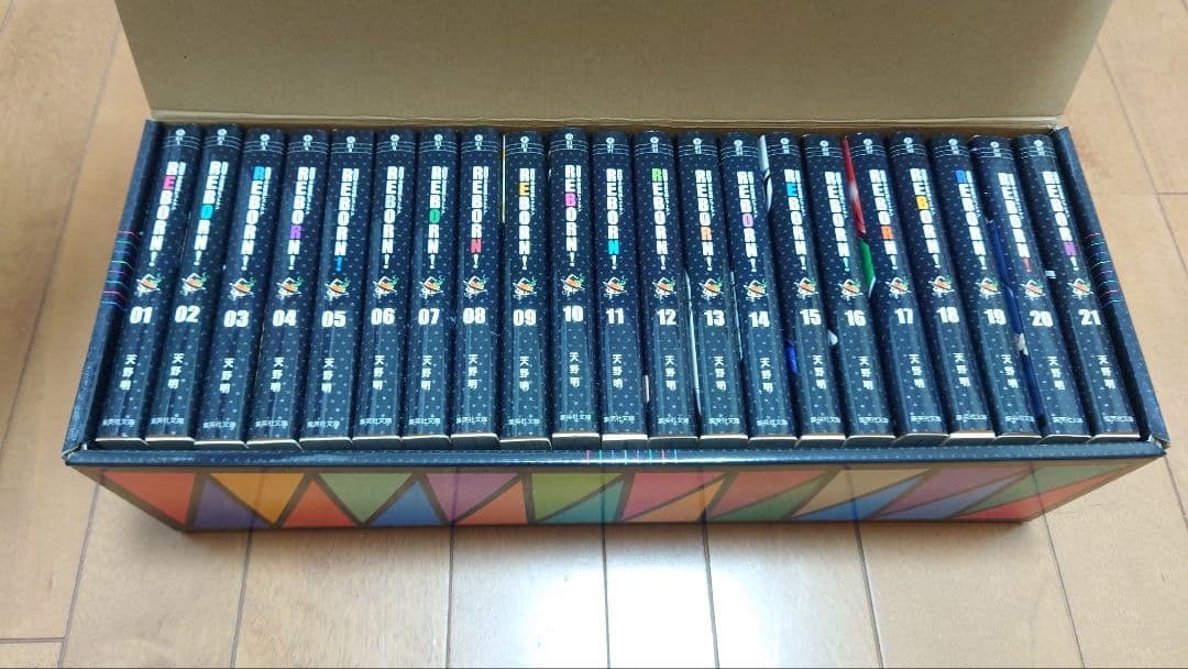 家庭教師ヒットマンREBORN 文庫全巻セット 収納BOX ポストカード付き