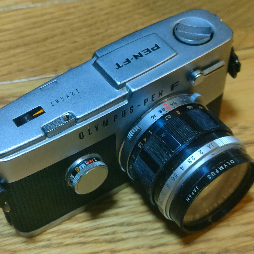 作例つき作動品 OLYMPUS PEN FT レンズ2本付き ハーフカメラ