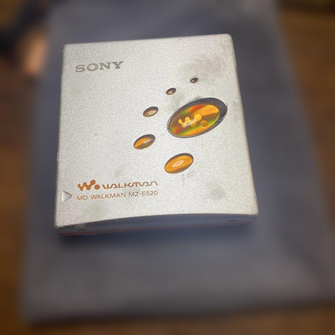 SONY MD WALKMAN MZ-E520 ポータブルMDプレーヤー - メルカリ