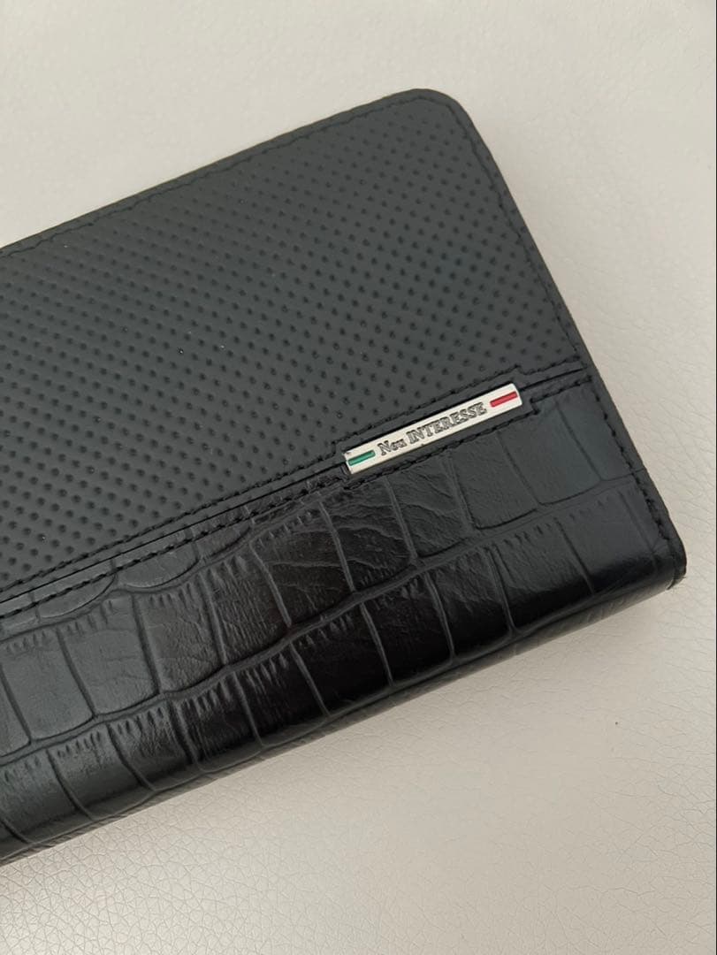 ノイインテレッセ 織戸学 コラボ 長財布 黒 ブラック - メルカリ