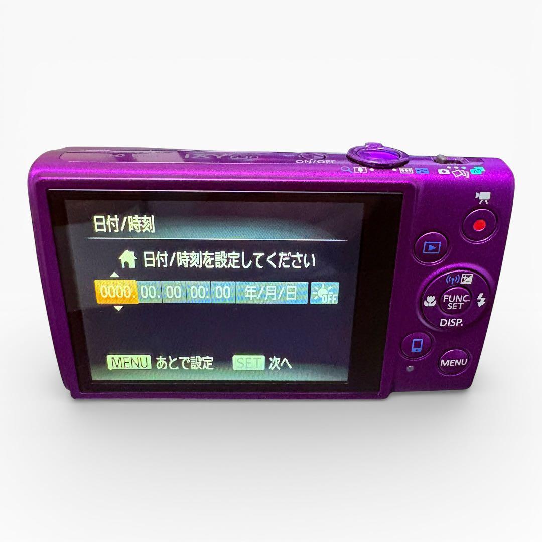 【ほぼ未使用・稀少色】Canon IXY 630 パープル 完備品 デジカメ