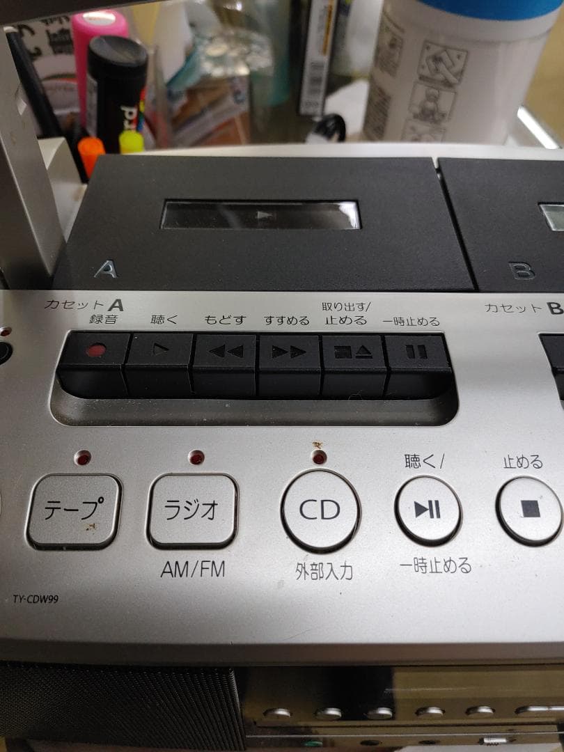 東芝CDラジカセ☆カセットデッキ☆USED品☆