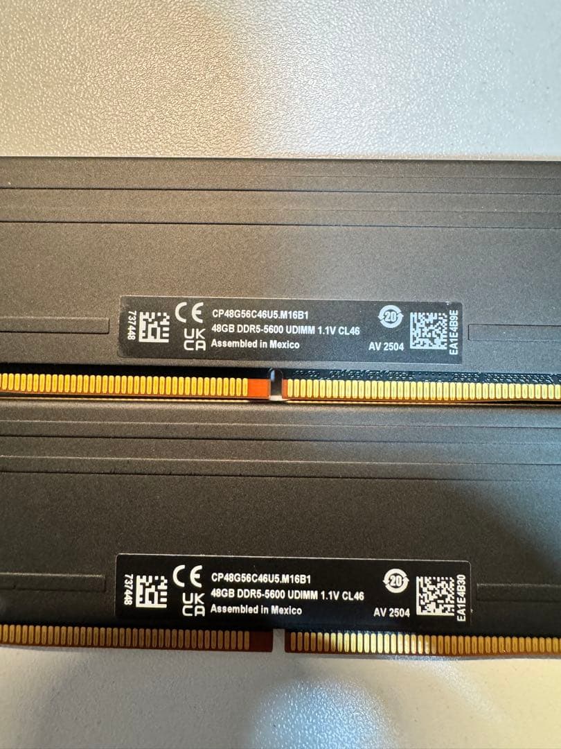 crucial DDR5 Pro 48Gb 2枚