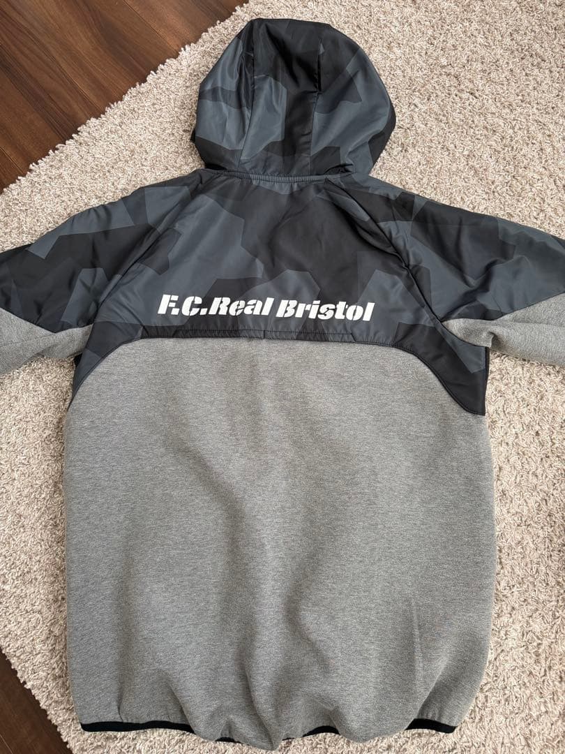 F.C.Real Bristol パーカー グレー/ブラック