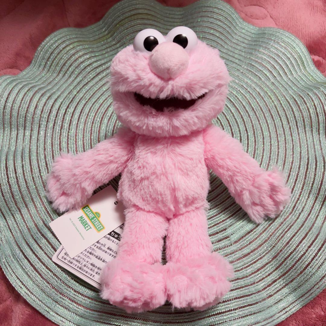 セサミストリートマーケット 限定 エルモ ぬいぐるみ ピンク さくら 桜