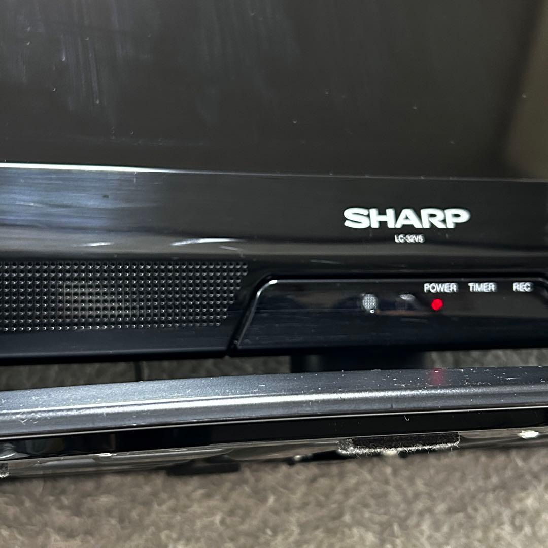 【すぐに使えるセット】SHARP AQUOS 32インチ液晶テレビ 純正リモコン