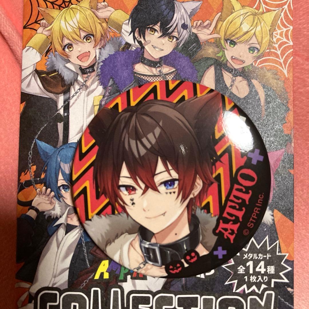 あっとくん ハロウィン缶バッジ アンプタックカラーズ amptak×colors