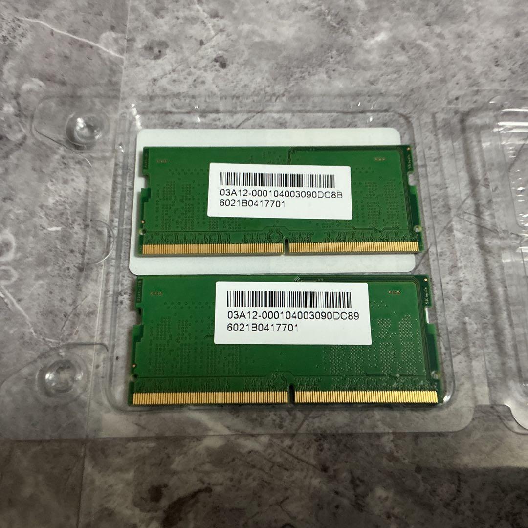 ほぼ未使用 SK hynix DDR5 4800 SODIMM 16GB メモリ