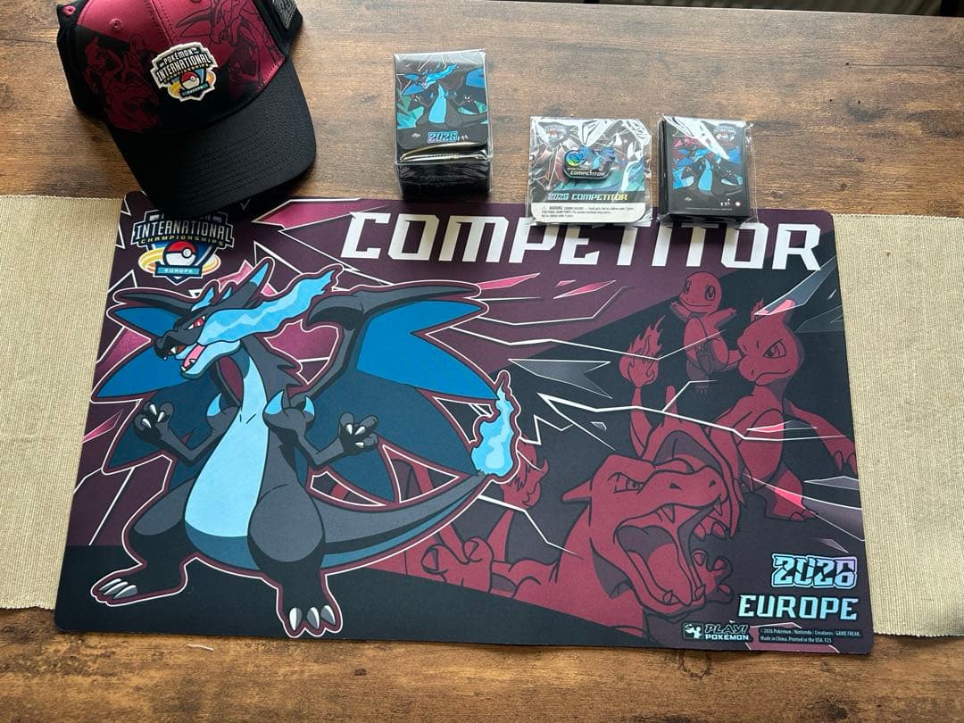 ポケモンカード EUIC2026 メガリザードンX プレイマット キットセット