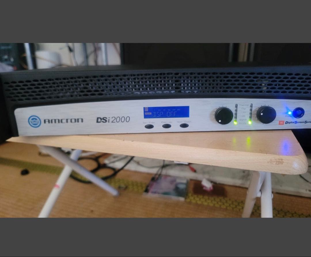 【美品】AMCRON DSi2000 パワーアンプ アムクロン