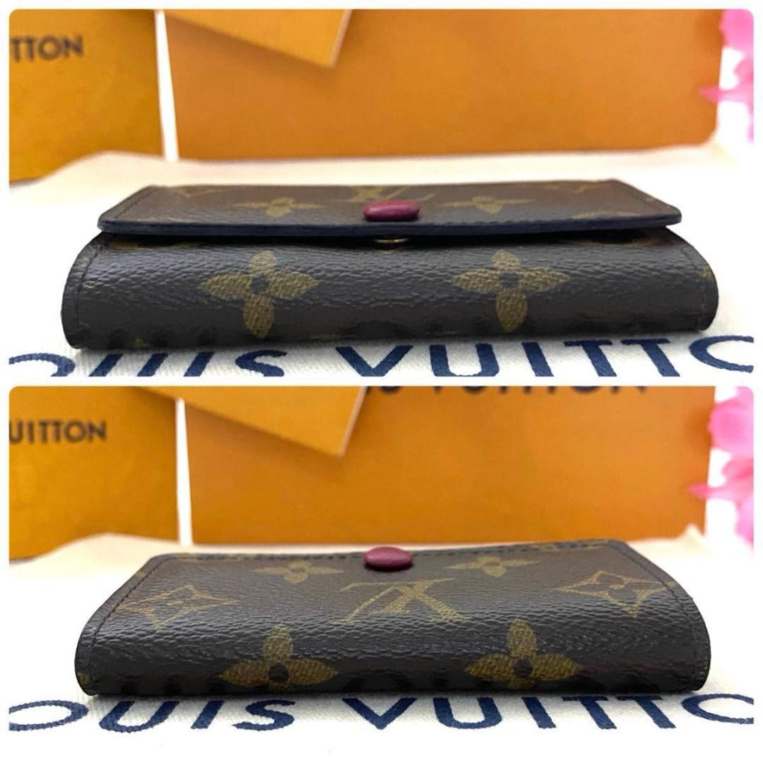 ルイ ヴィトン◎ミュルティクレ6 モノグラム フューシャ 三つ折り キー