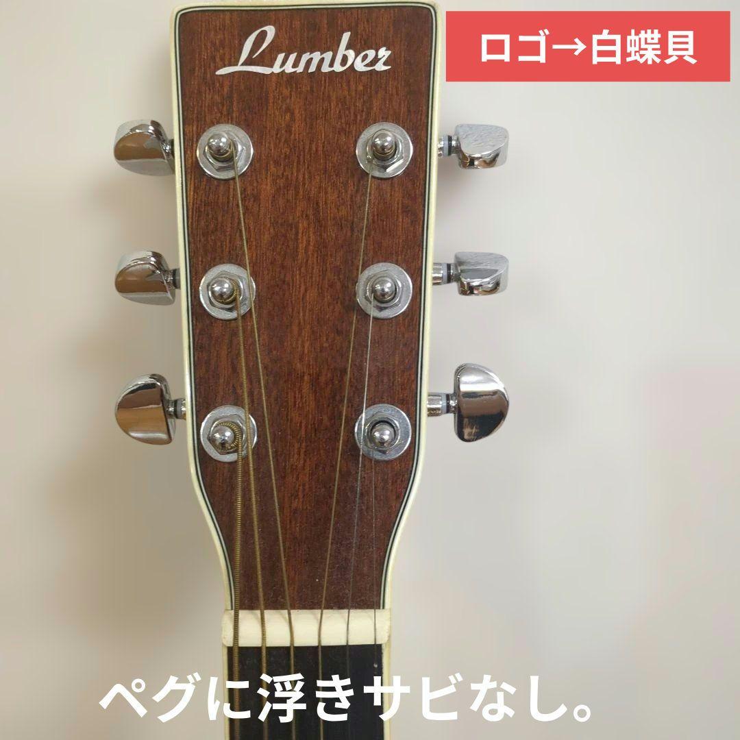 絶版・美品LumberランバーLD30VSアコースティックギター純正ケース＆弦