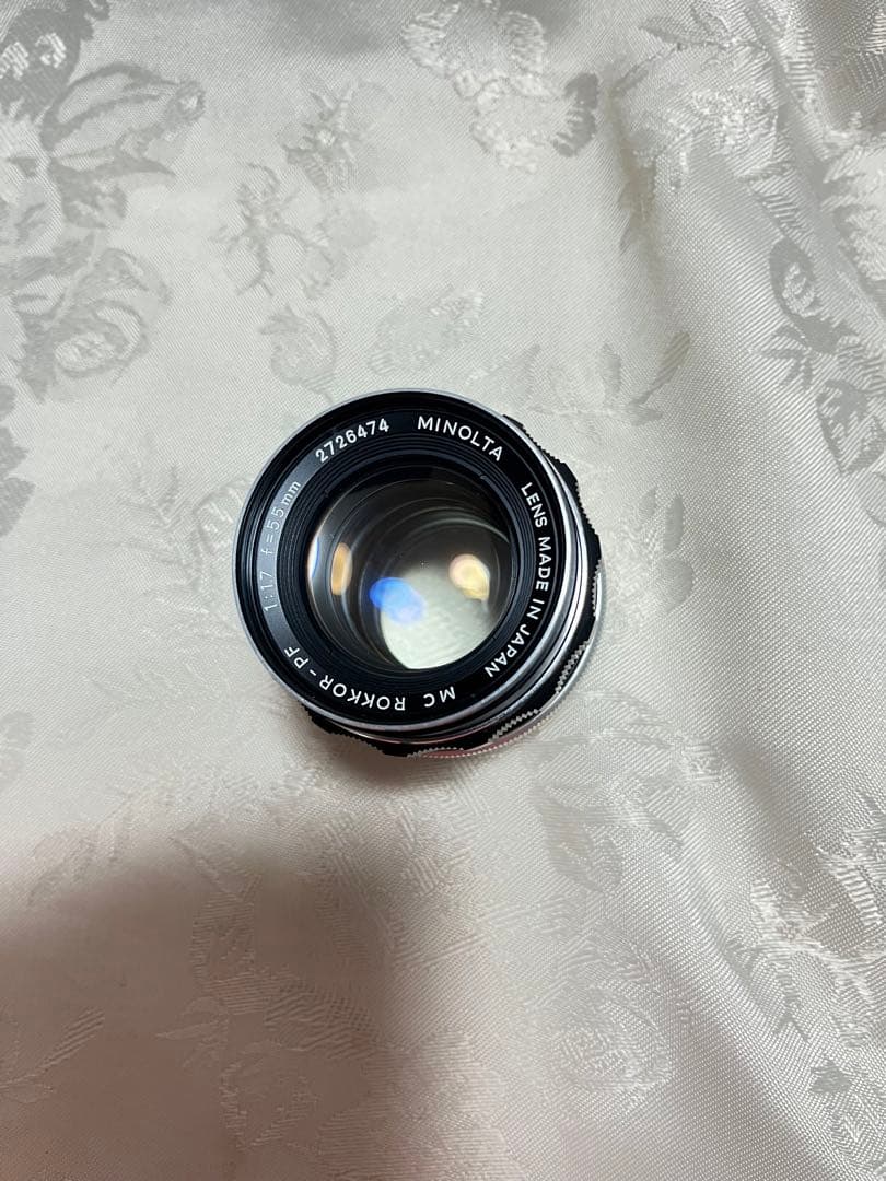 ミノルタ MINOLTA　f1.7/55mm ROKKOR 明るいレンズ　のみ
