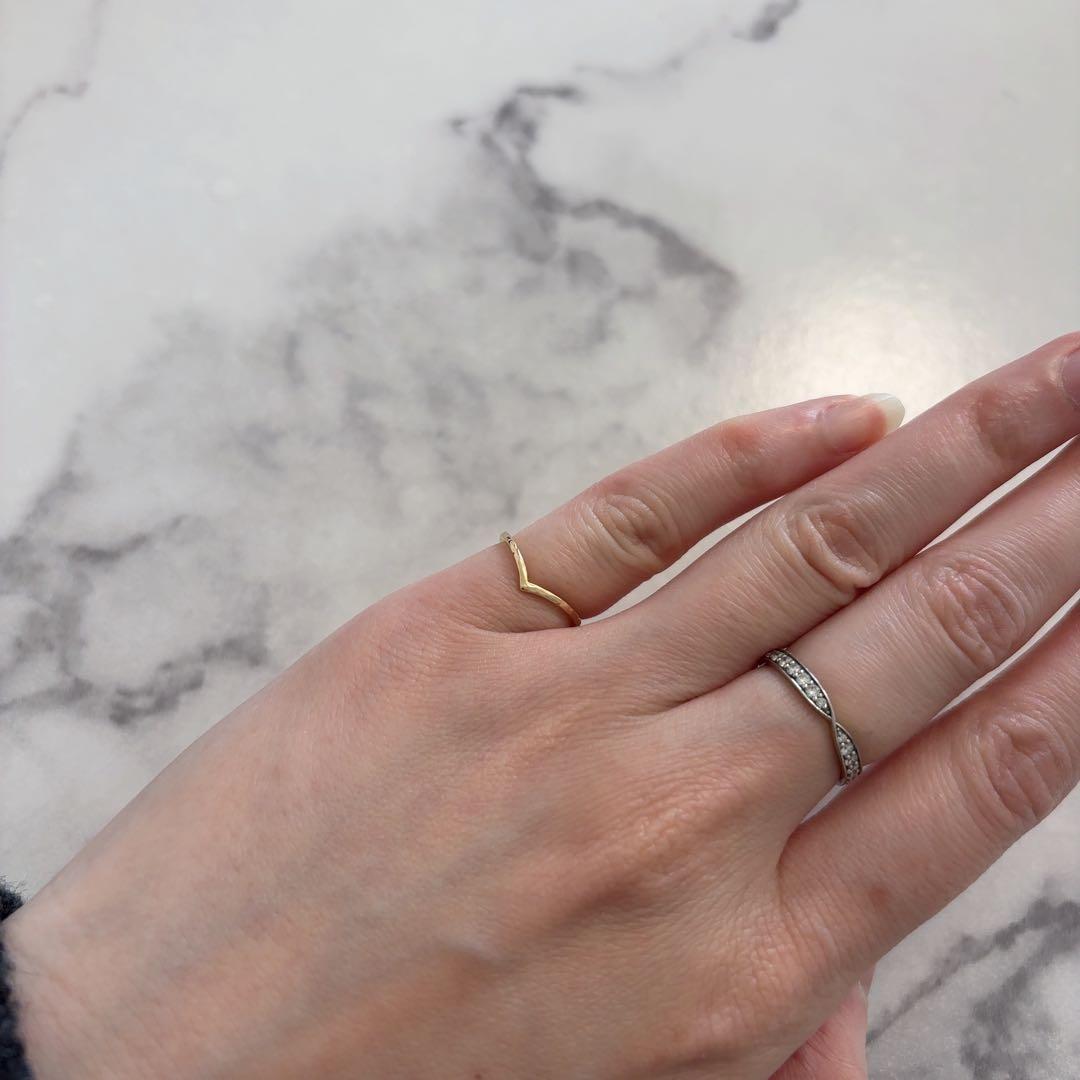 コメント必須】ete K10YG Vライン クラフト ピンキーリング 1号 - メルカリ