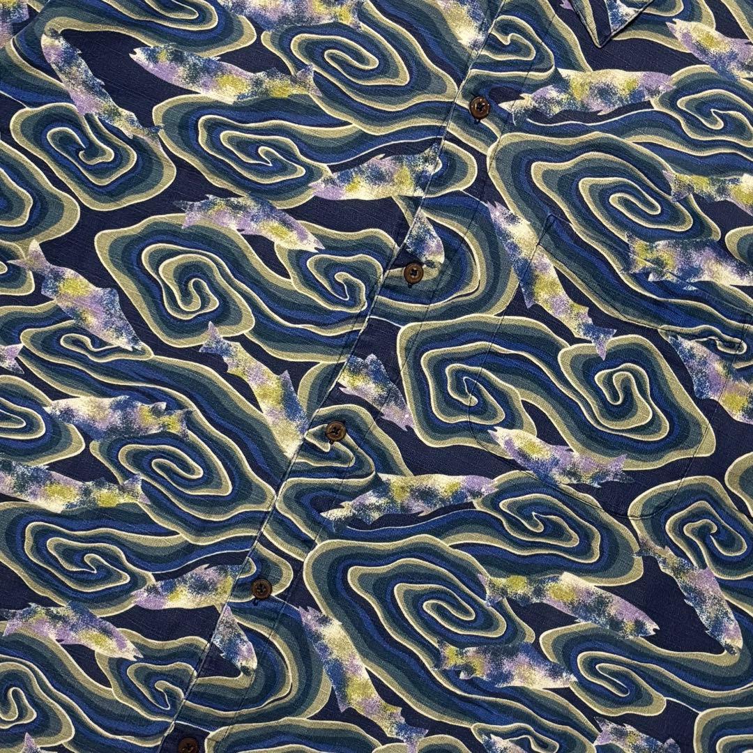 希少 美品 L 90s パタゴニア 渦巻き ACシャツ 総柄 JAVA FISH - メルカリ