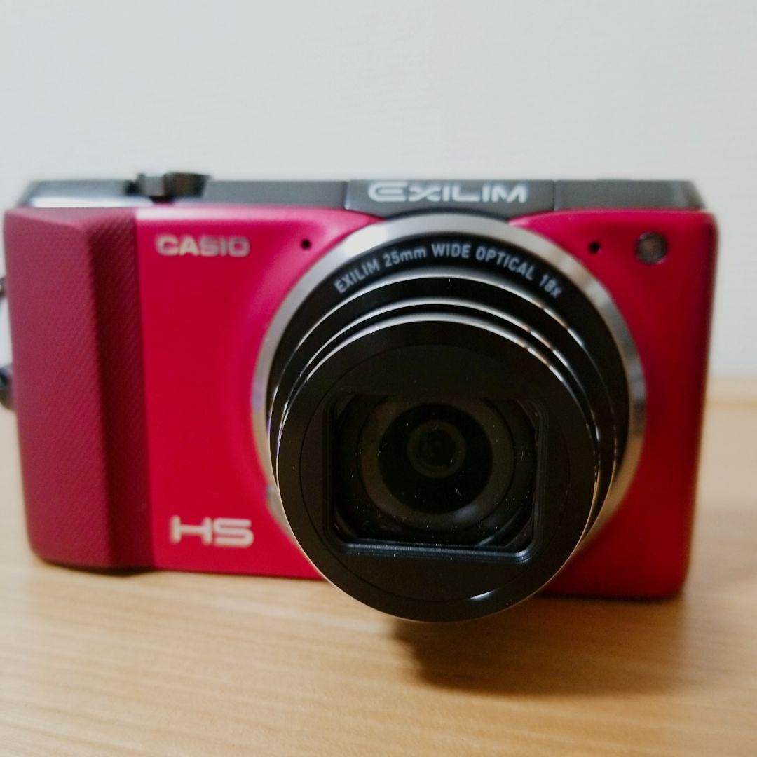 極美品　CASIO デジタルカメラ　EXLIM EX-ZR800　レッド