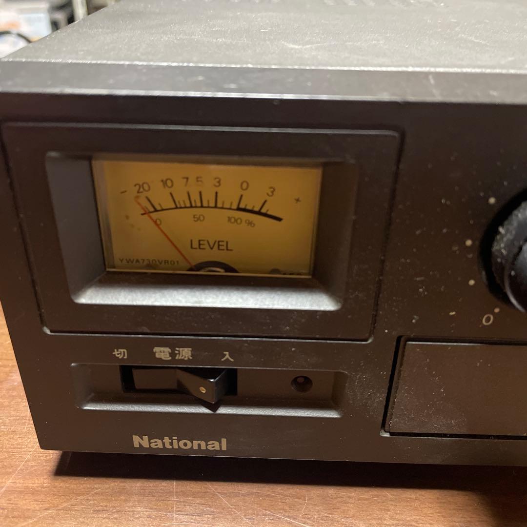 National ハイパワーアンプ 卓上型音響装置　WA-740A ジャンク