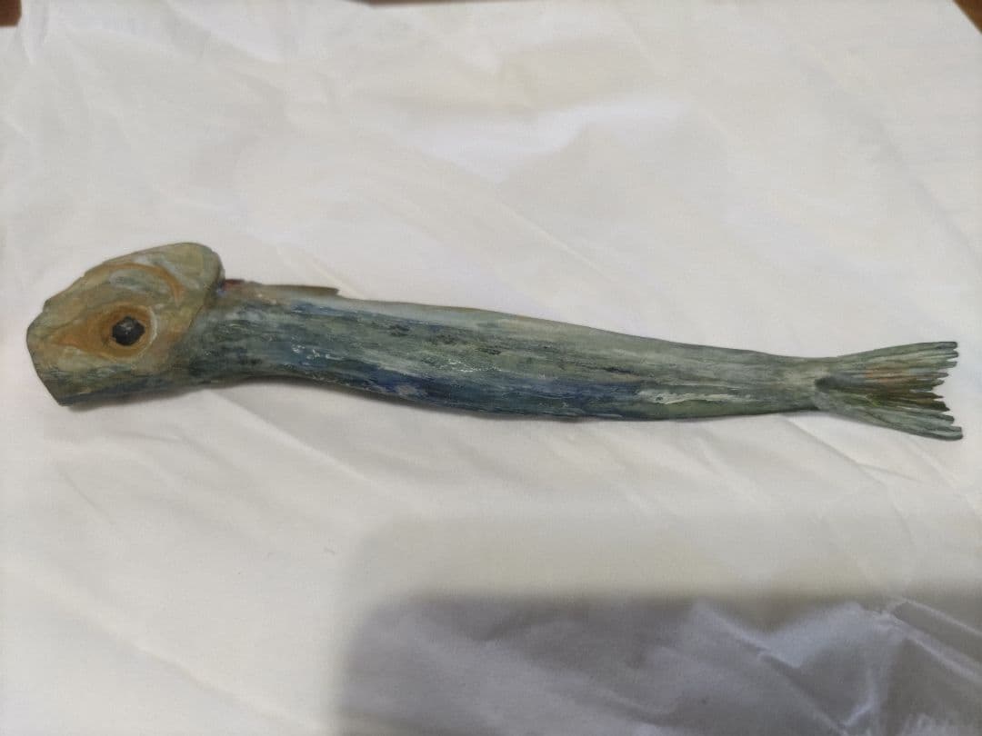 富永朝堂 木彫 干魚 見事な目刺鰯です！ - メルカリ