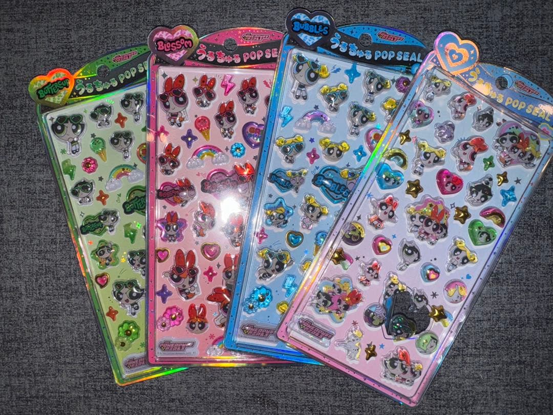 パワーパフガールズ うるちゅるポップシール パワパフ セット 正規