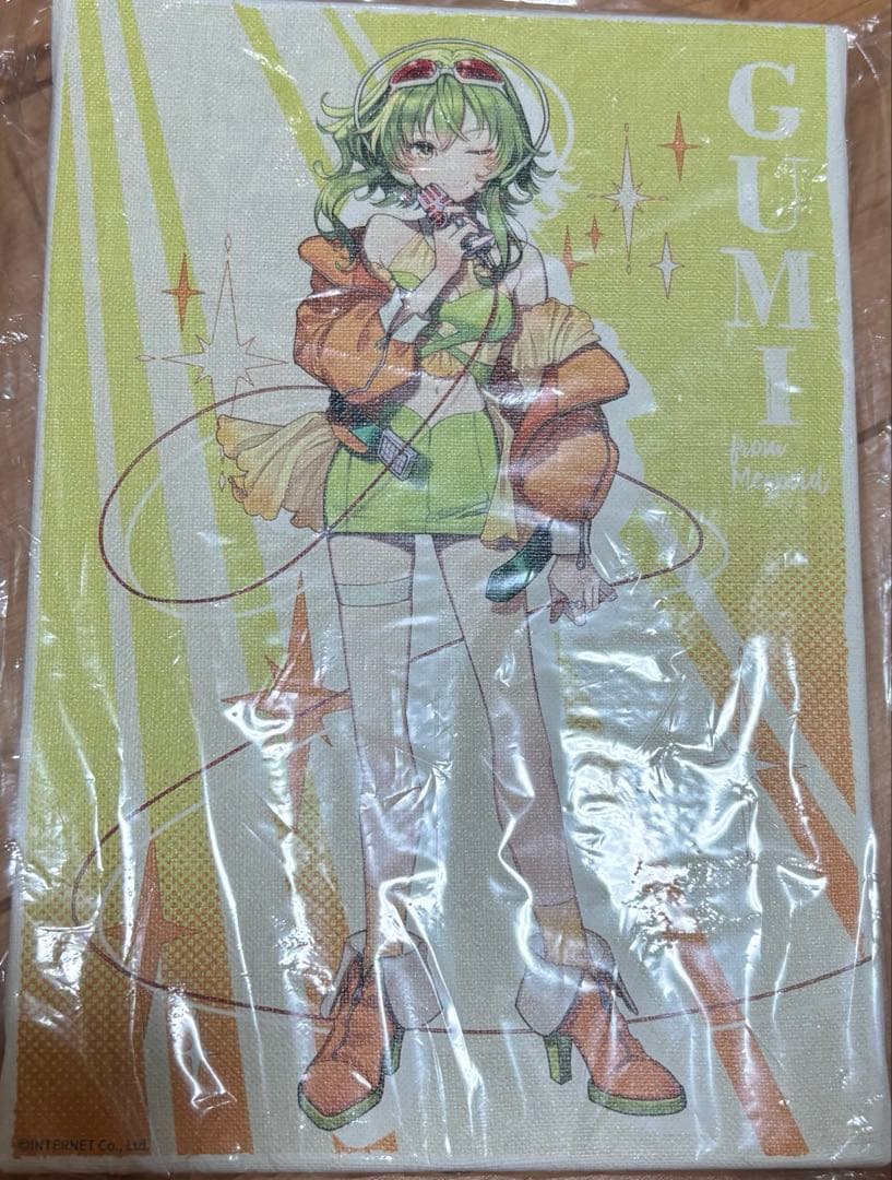 GUMI Megpoid メグッポイド　キャンバスボード くじ バーチャルシンガー「GUMI from Megpoid 」のオンラインくじ「Virtual