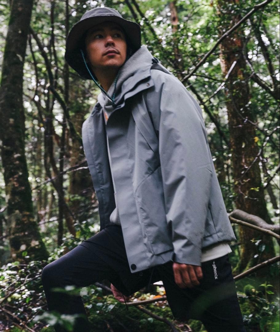 +phenix マウンテンパーカー ゴアテックス グレー Mサイズ phenix（プラスフェニックス） マウンテンパーカー ウインドブレーカー