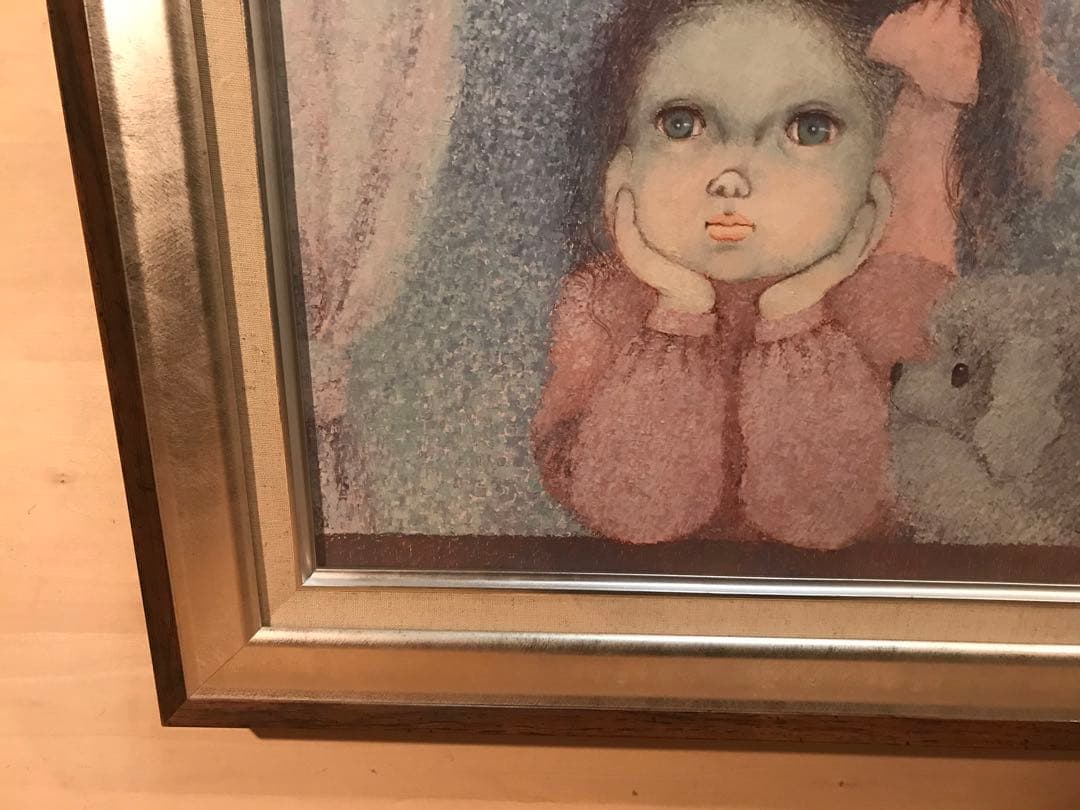 はしぐちみよこ 「窓」 油彩F6号 画面右下・キャンバス裏に直筆サイン