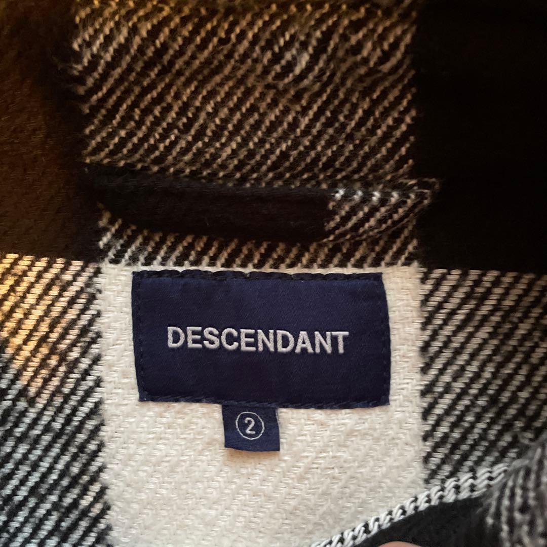 レアdescendant VANNING CHECK LS SHIRT黒白 2 - メルカリ