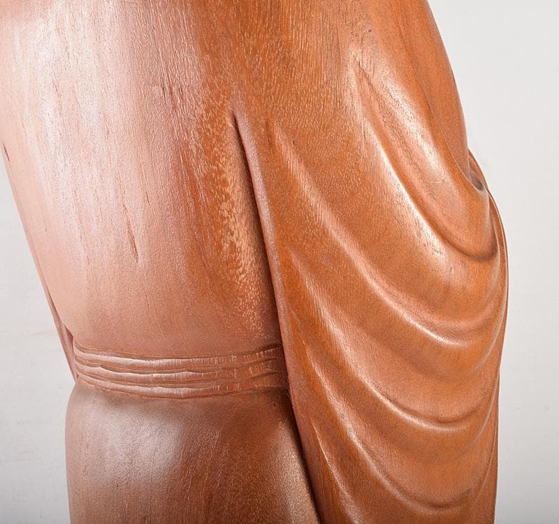 仏教美術 木彫 観音像 仏像 置物 重さ約10.3㎏ N R5098C