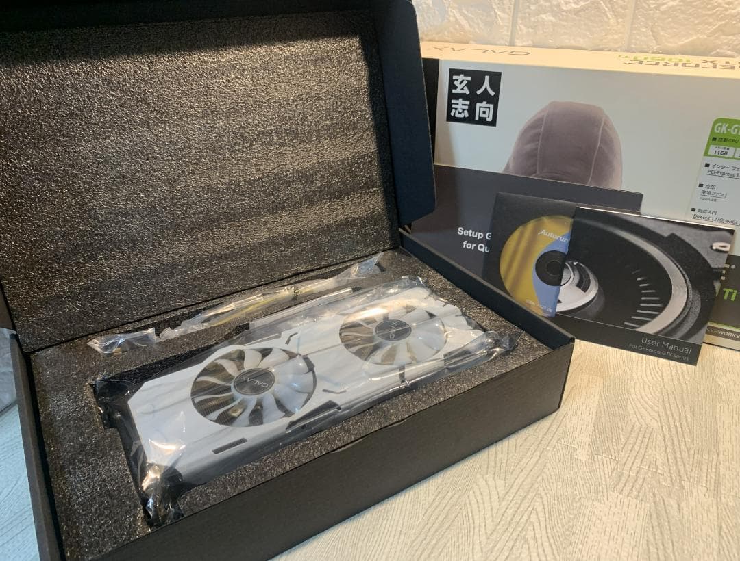 グラフィックボード・グラボ・ビデオカード GALAX GTX 1080 Ti EXOC White 11GB