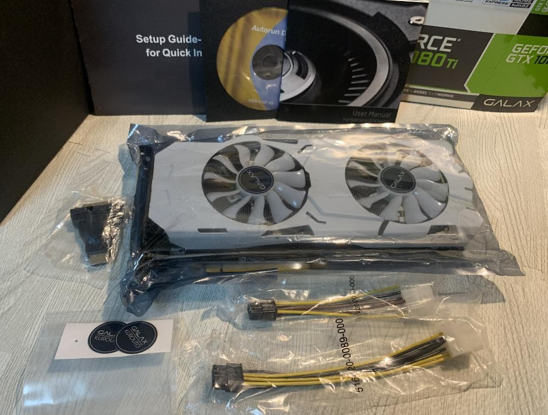 グラフィックボード・グラボ・ビデオカード GALAX GTX 1080 Ti EXOC White 11GB