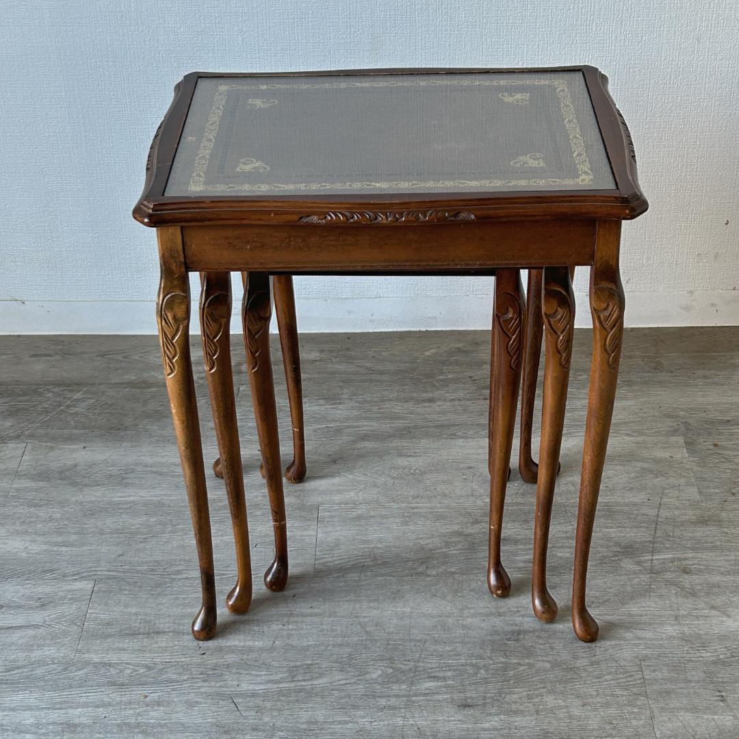イギリス アンティーク家具 ネストテーブル 1940年頃 751A 1940年頃 ビーチ材 イギリス アンティーク・ネストテーブル