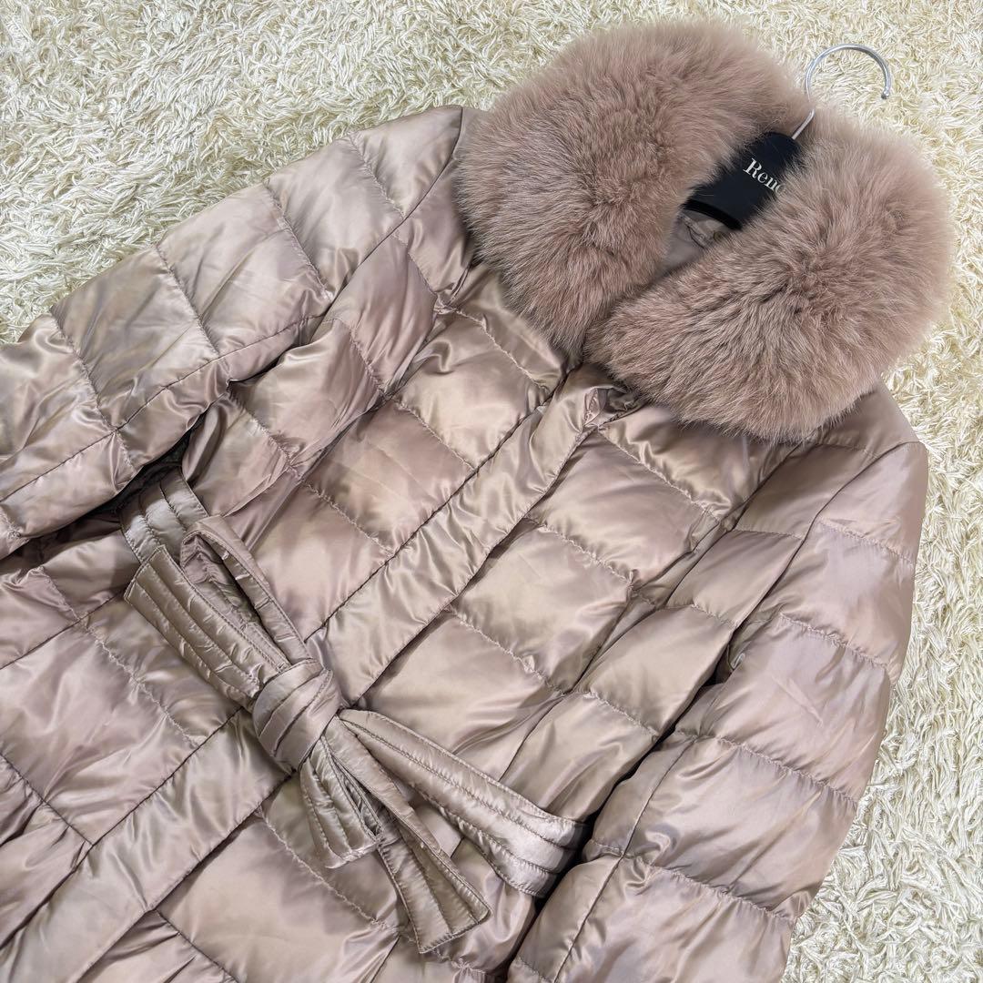 美品 アナイ Aライン フォックスファー 2way ダウンコート 38 - メルカリ