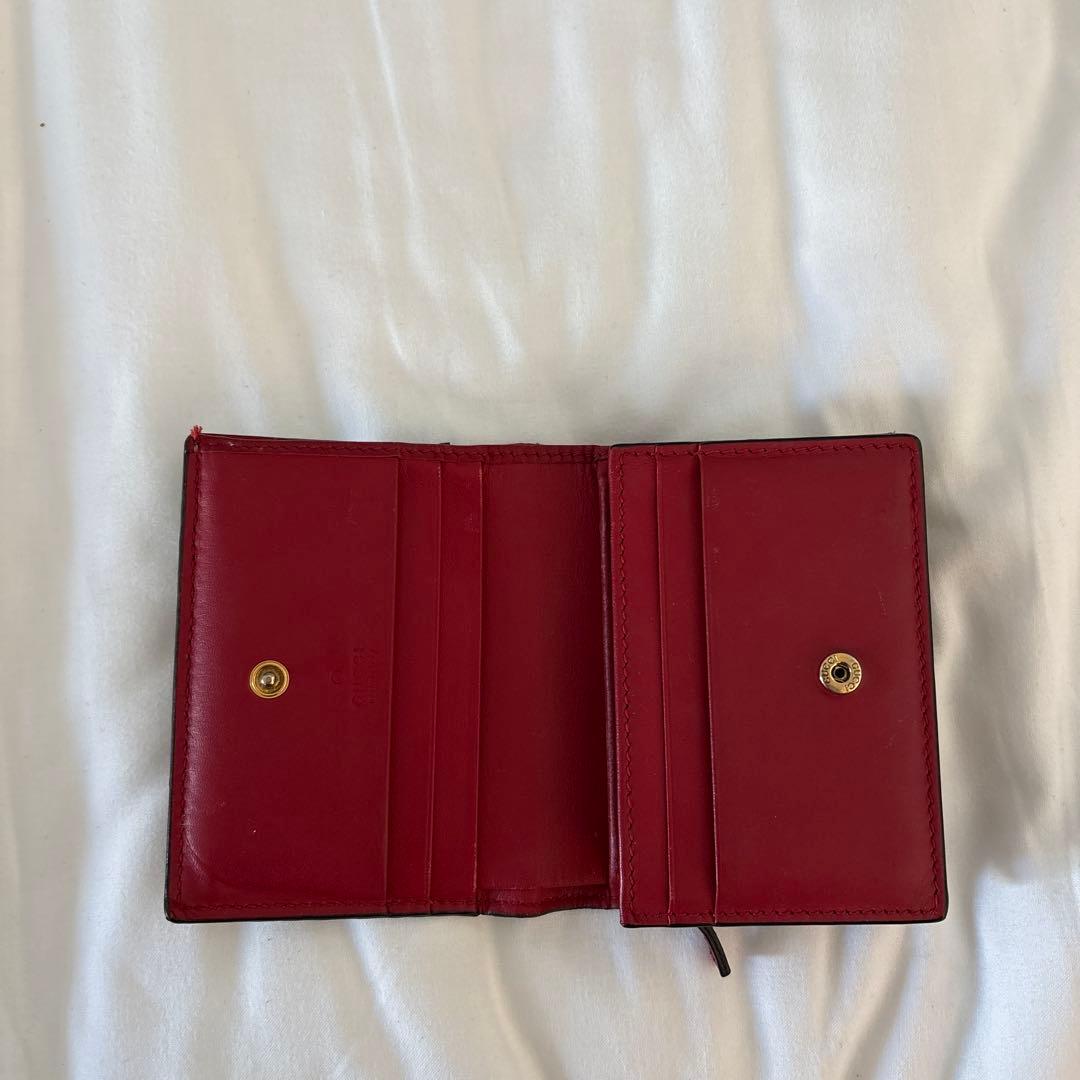 Gucci チェリー装飾 二つ折り財布 - メルカリ