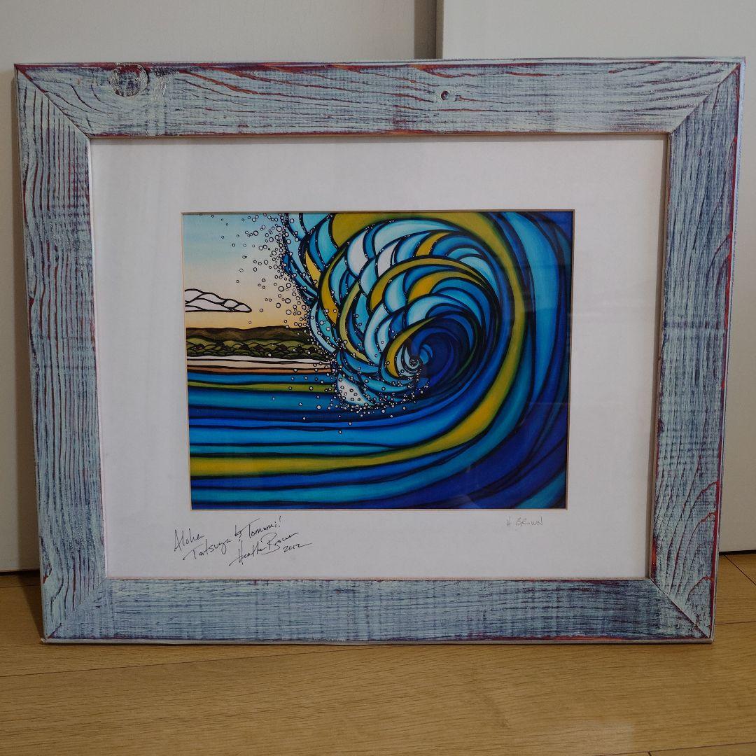 ヘザーブラウン　サイン入り ヘザーブラウン DOUBLE OVERHEAD フレーム付 直筆サイン入 - メルカリ