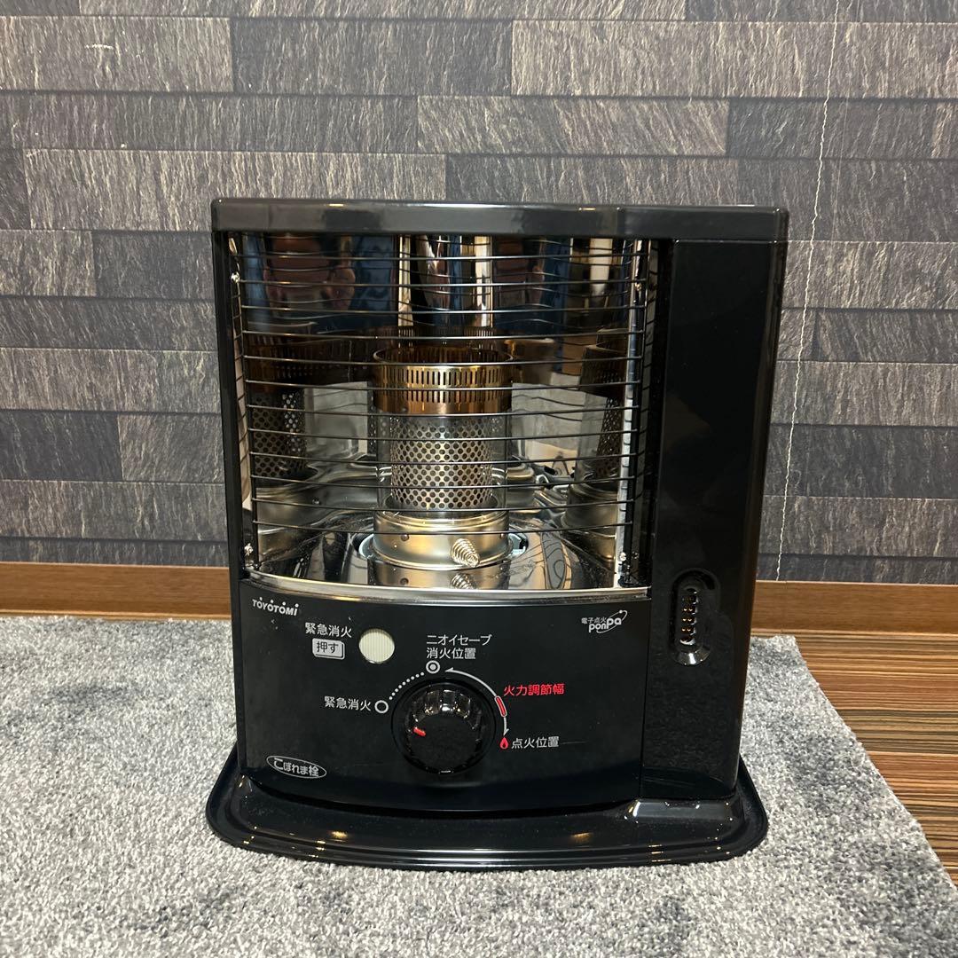 2024年製　RSX-23N ブラック タワー型ストーブ 楽天市場】トヨトミ 反射式石油ストーブ RSX-23N-B : ホー