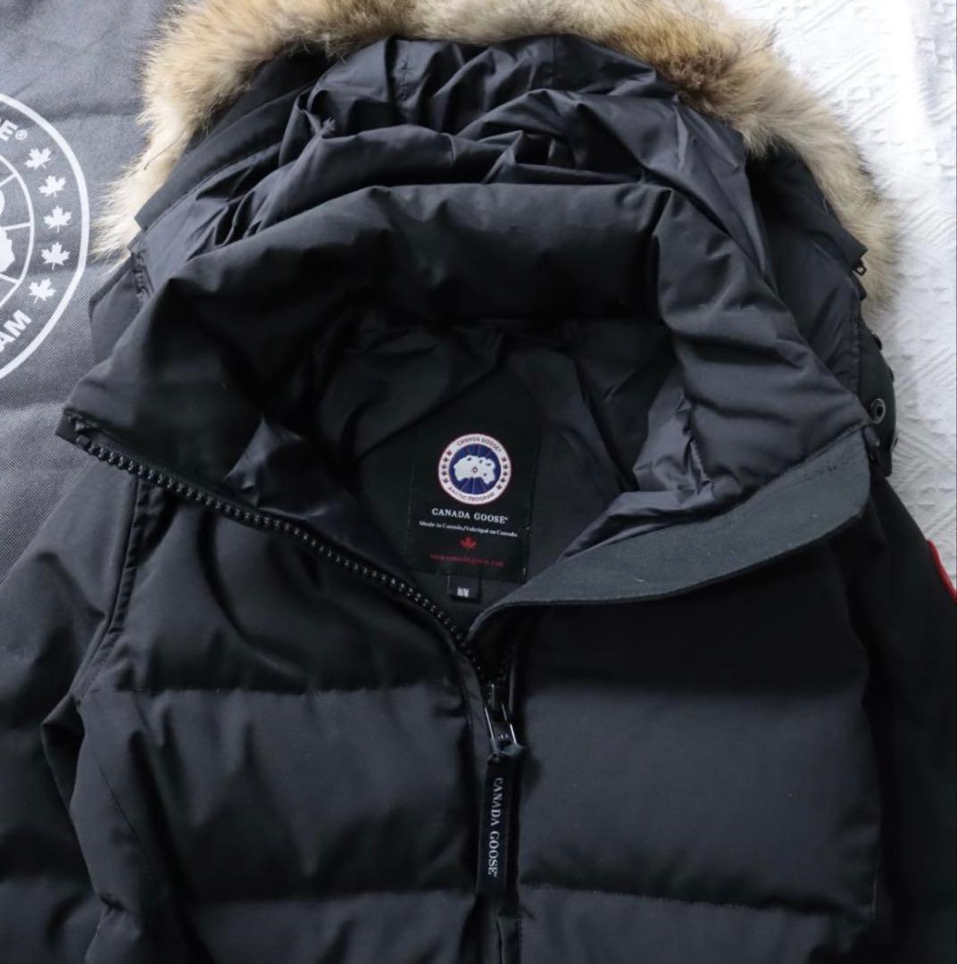 希少！カナダグース ダウンジャケットダウンコートベルビル ブラック M