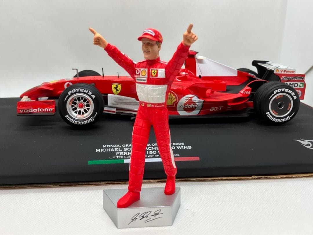 1/18☆フェラーリ248F1☆2006イタリアGP☆M.シューマッハ通算90勝