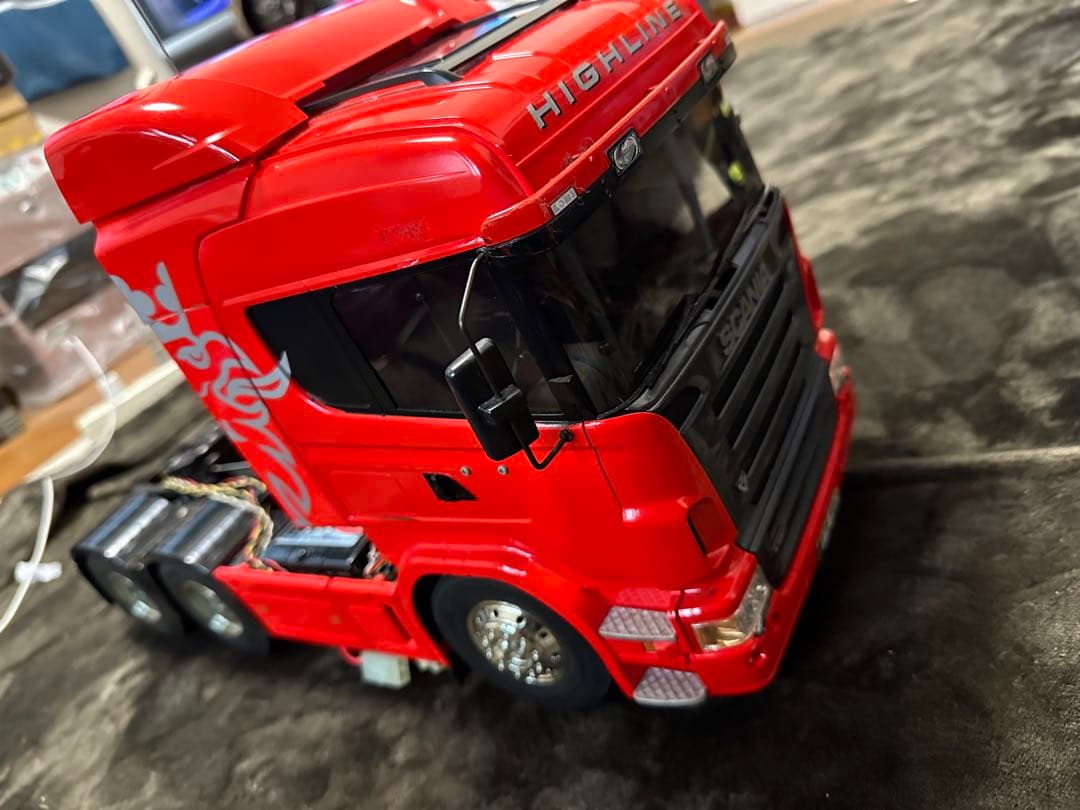 送料無料 スカニアR620 完成品 ラジコン プロポ難あり タミヤ 1/14 電動RCビッグトラックシリーズ スカニア R620 6X4 ハイ