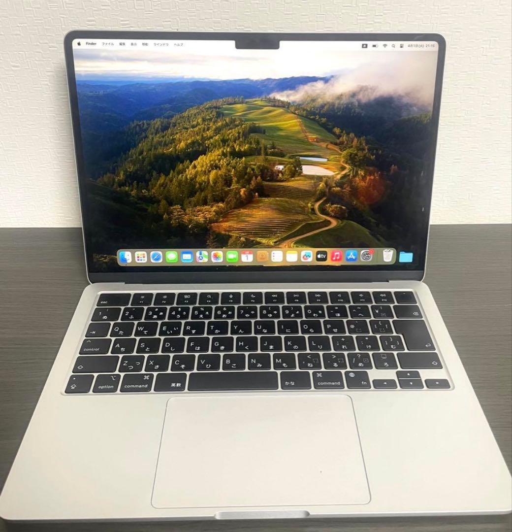 数回使用　Apple MacBook m2