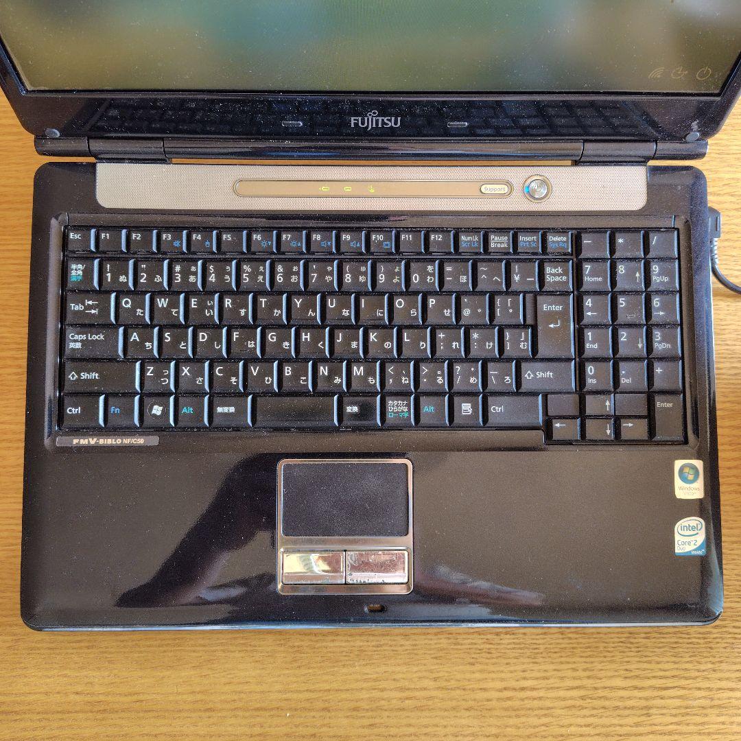 FMV-BIBLO ノートパソコン core2 Windows10 NF/C50