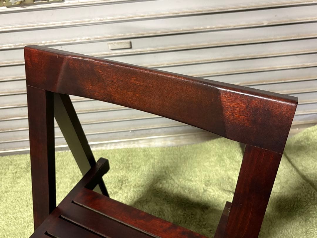 ☆GE237【中古品】 北海道民芸 折り畳みチェア 椅子 樺材 - メルカリ