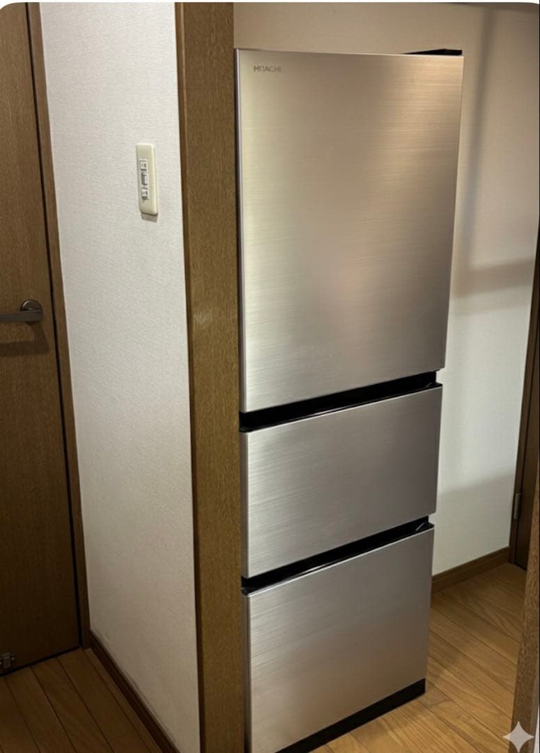最終値 HITACHI 冷蔵庫 265L 中型 R-27SV 右開き 2023年
