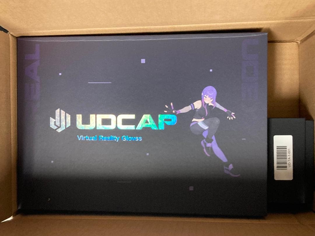 UDCAP VRグローブ Lサイズ　汎用マウント UDCAP VRグローブ：SteamVRとVRChat用ハプティックコントローラー