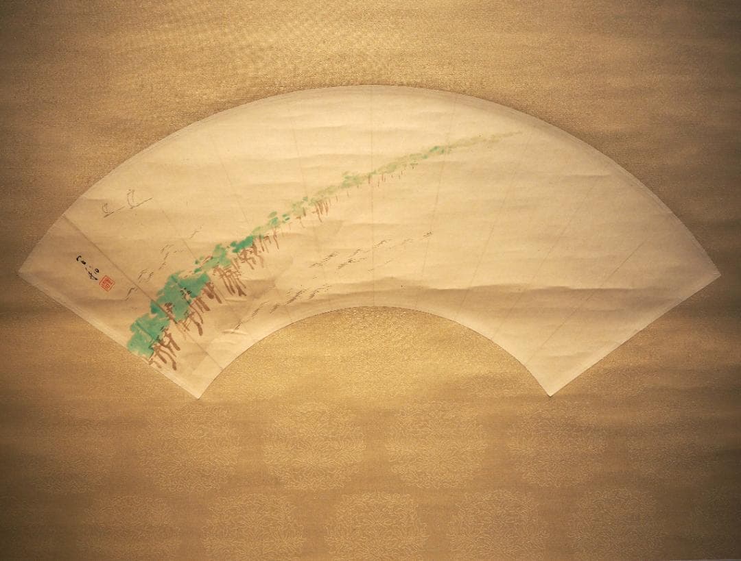 森村宜稲自筆扇面『天橋立図』掛軸 - メルカリ