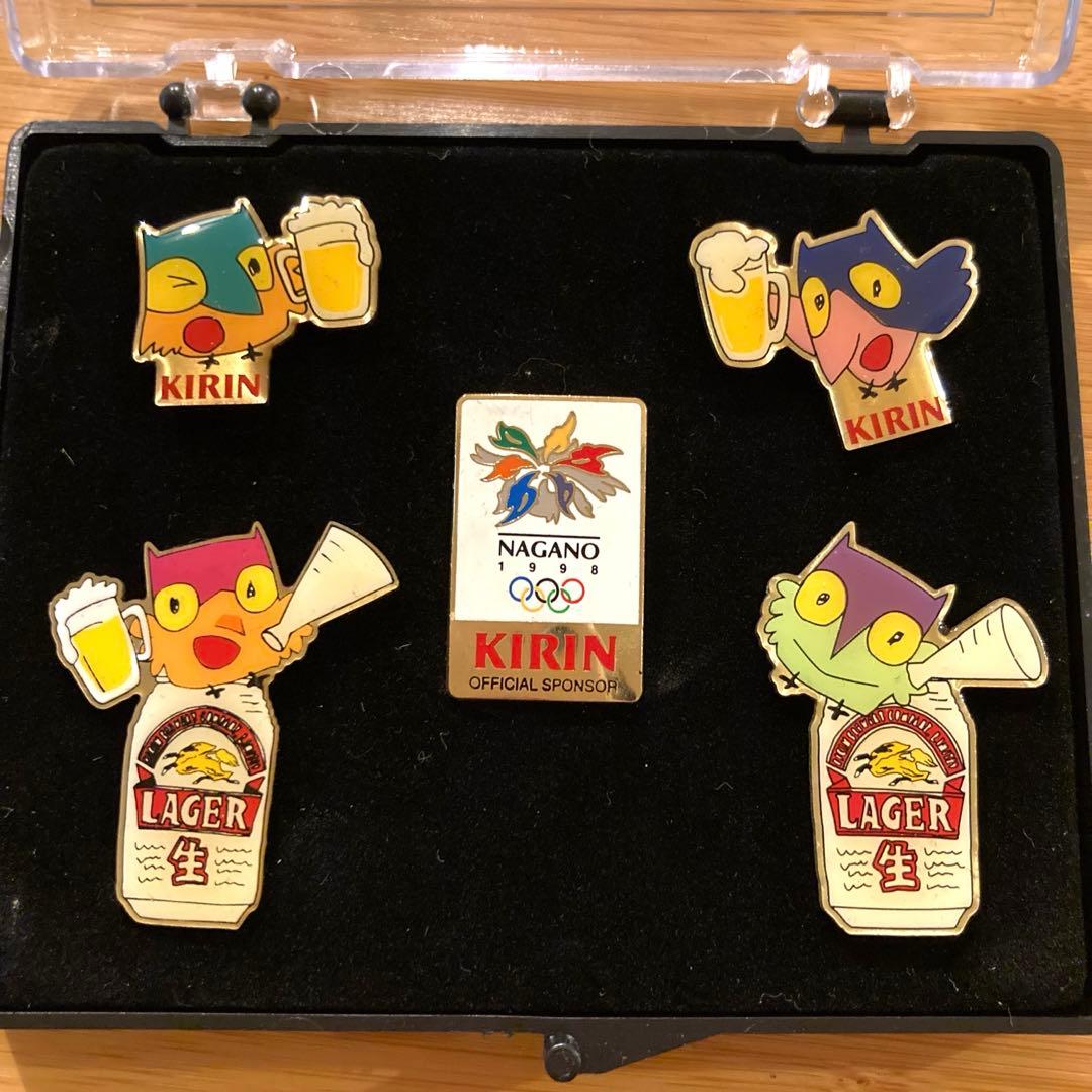 1998 長野 オリンピック ピンバッジ 5個 キリンビール - メルカリ