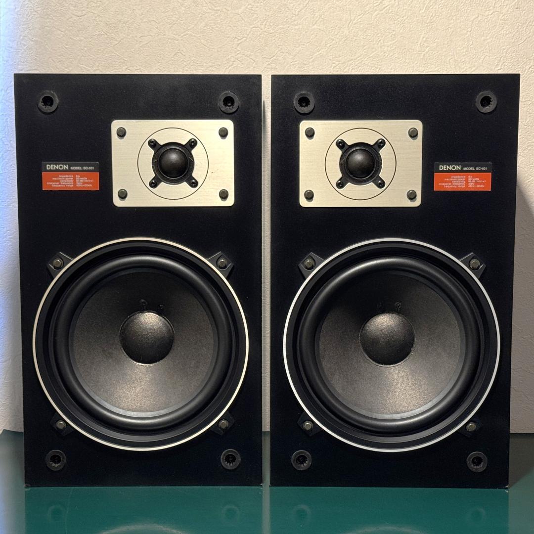 DENON SC-101 2ウェイ・密閉方式 ウーファーエッジ交換済 - メルカリ