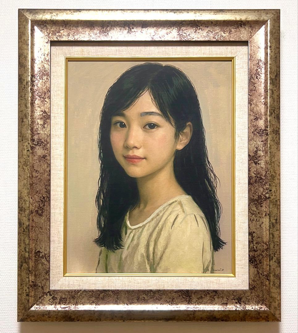 (F6号)東直人【純光】 表サイン有/裏共シール有/真作/油彩 Yahoo!オークション -「共シール」の落札相場・落札価格