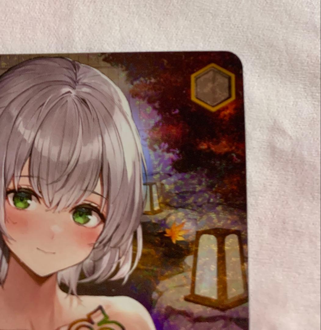 ヴァイス キミと混浴 白銀ノエル SSP ホロライブ サイン 専用フレーム