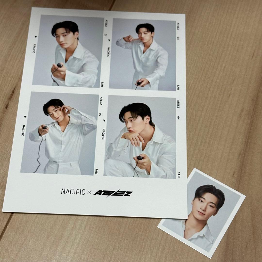 ATEEZ NACIFIC 証明写真＆4カット フォトセット サン - メルカリ